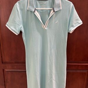 Nautica Light Blue Polo Dress